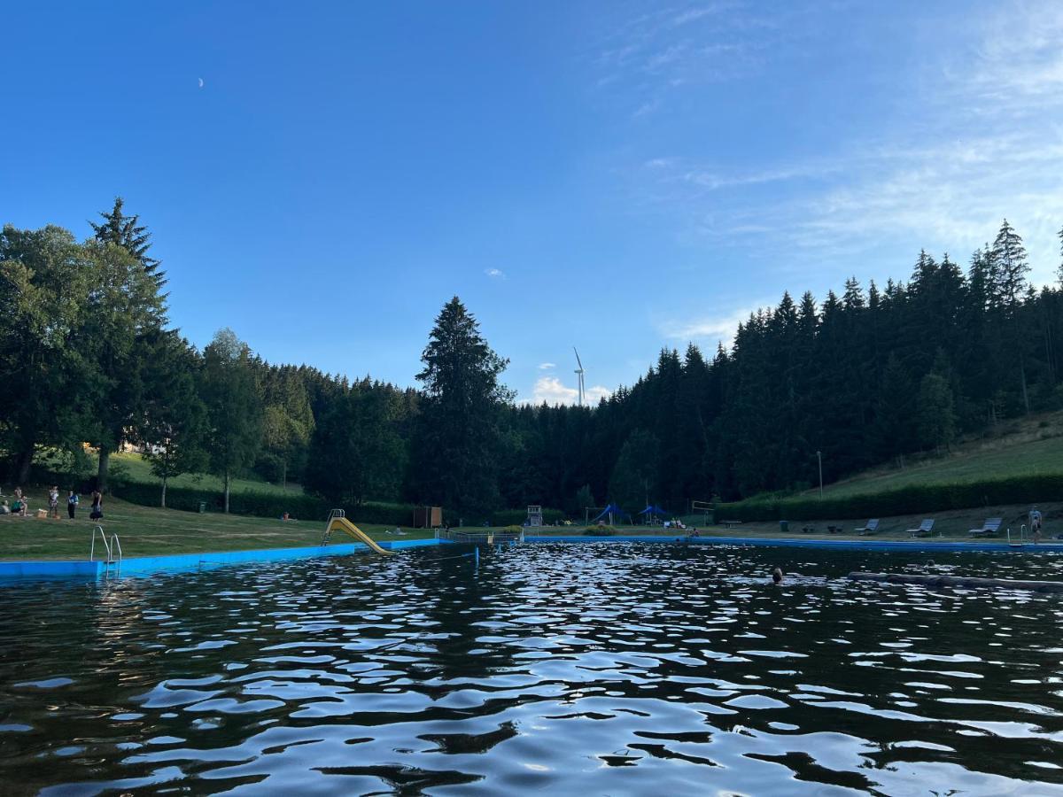 Apartment Annis Panoramablick Pool Sauna Tennis Schonach im Schwarzwald Exterior foto